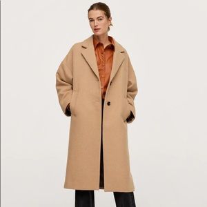 NWT Mango Oversized Wool Coat